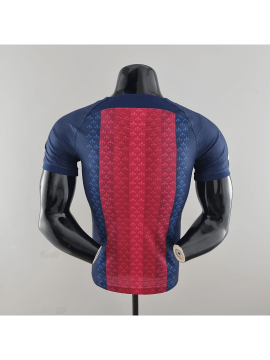 Camiseta 22/23 Psg Versión Conjunta Rojo Y Azul