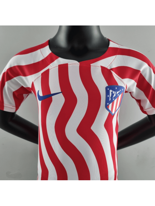 Camiseta Atlético De Madrid Primera Equipación 2022/2023 Niño