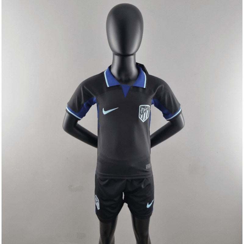 Camiseta Atlético Madrid Segunda Equipación 2022/2023 Niño