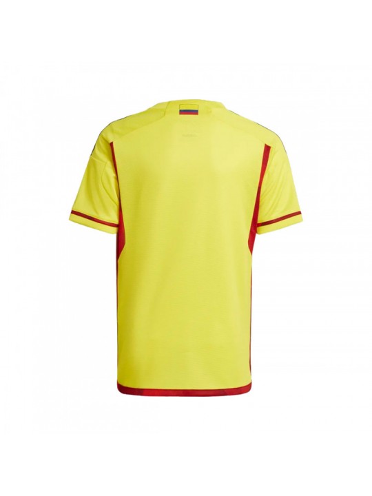 Camiseta Colombia Primera Equipación Mundial Qatar 2022 Niño