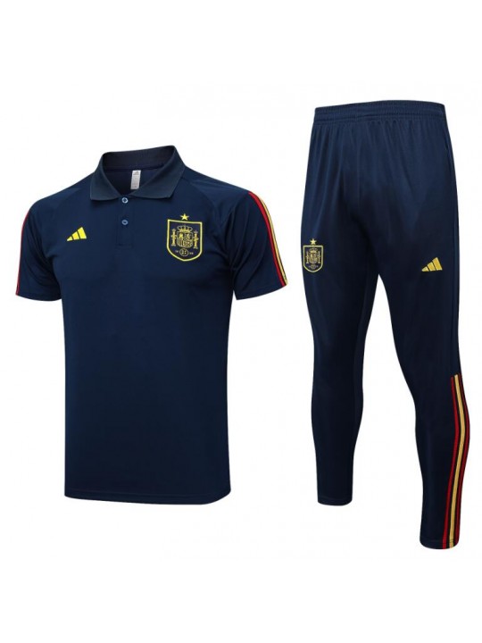 Polo España Pre-Match 23/24 Armada + Pantalones