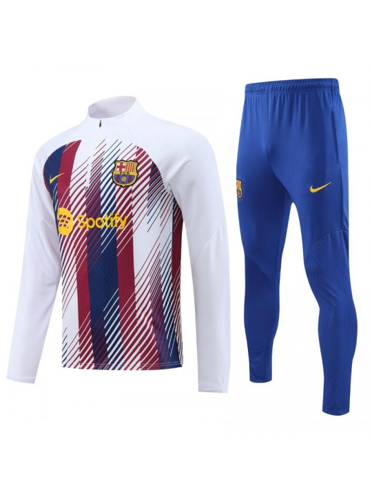 Chandal Entrenamiento Fc Barcelona Blanco 23/24 +Pantalones