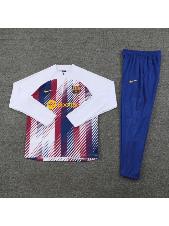 Chandal Entrenamiento Fc Barcelona Blanco 23/24 +Pantalones