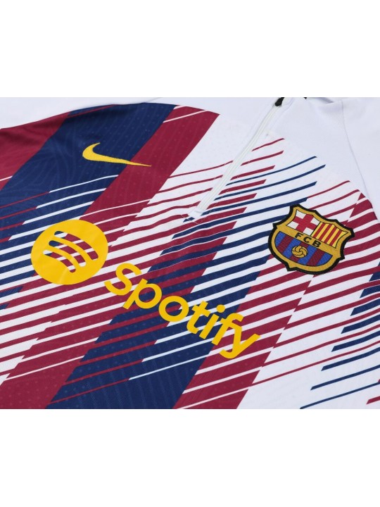 Chandal Entrenamiento Fc Barcelona Blanco 23/24 +Pantalones