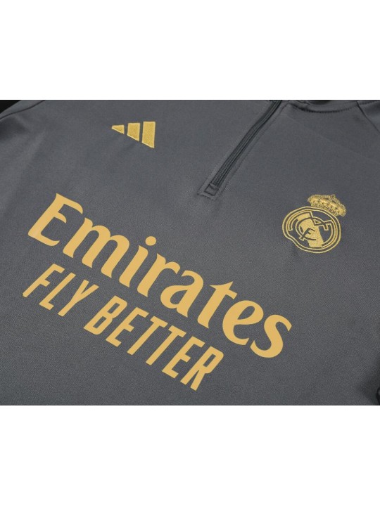 Chandal Entrenamiento Fc Real Madrid Negro 23/24+Pantalones