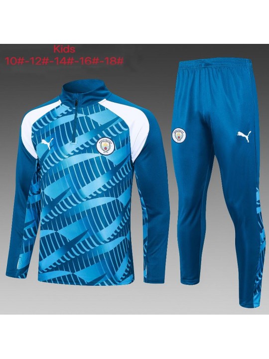 Chaqueta De Chándal Manchester City 23/24 Niño + Pantalones