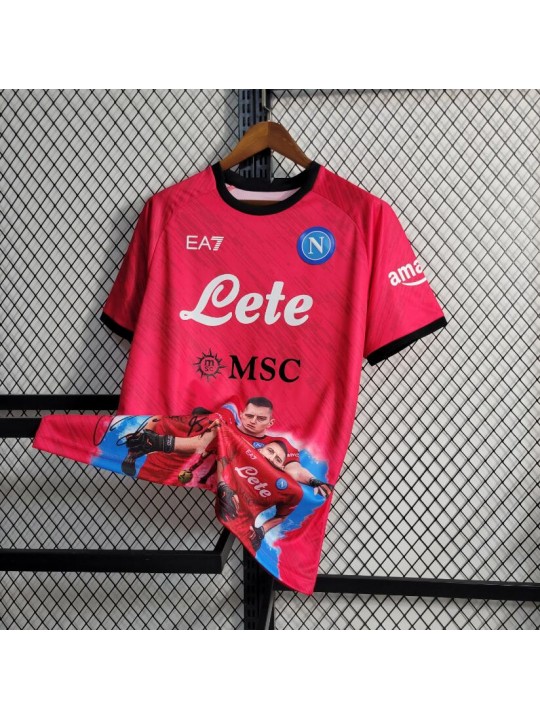 Camiseta Napoli Champions Edition Rojo 23-24