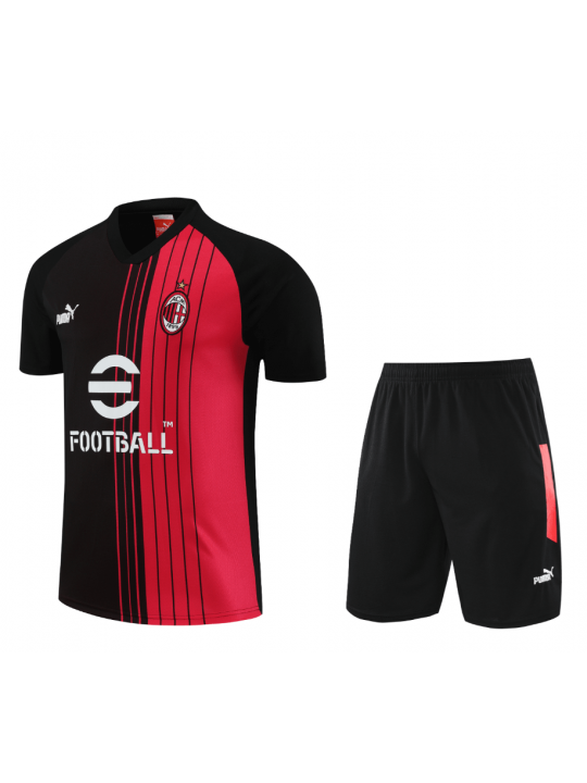 Camiseta AC Milan Pre-Match 23/24 + Pantalones