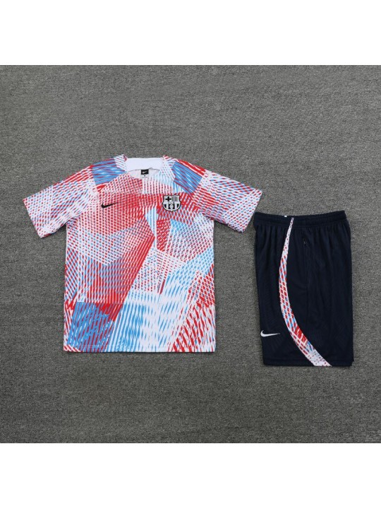 Camiseta Barcelona FC Pre-Match 23/24 Blanco + Pantalones