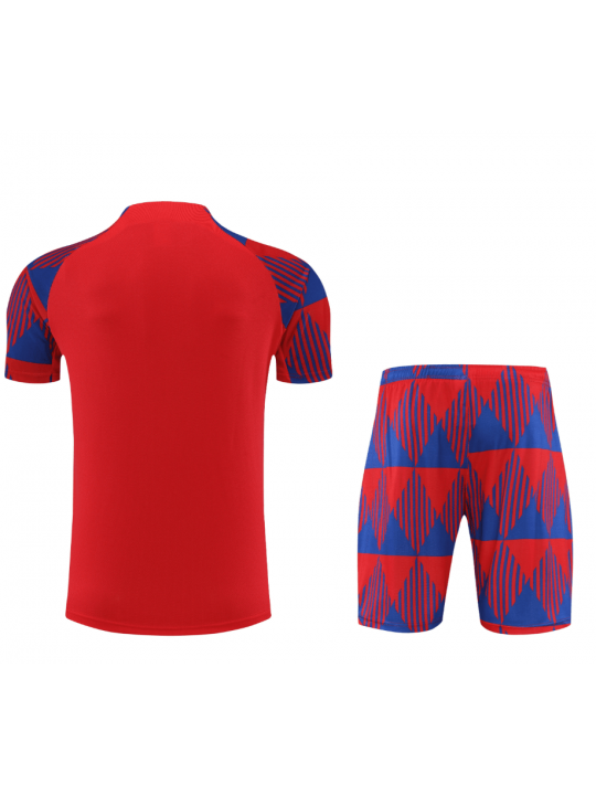 Camiseta FC Barcelona Pre-Match 23/24 Rojo + Pantalones
