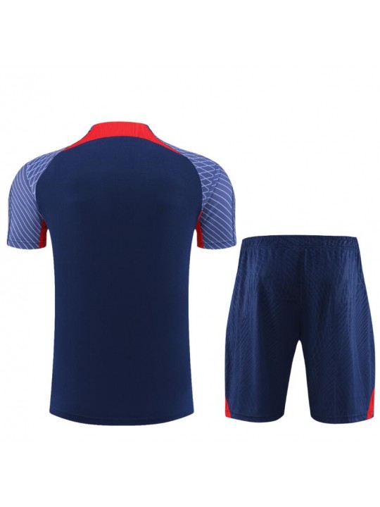 Camiseta FC Paris St. Germain Pre-Match 23/24 Navy + Pantalones