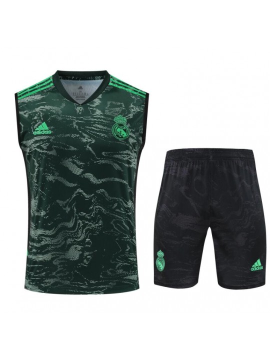 Camiseta Sin Mangas Real Madrid CF Pre-Match 23/24 + Pantalones