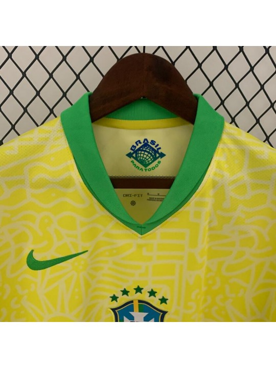Camiseta Brasil Primera Equipación 2024