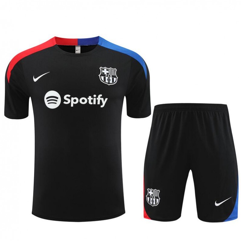 Camiseta FC Barcelona Pre-Match 2023-2024 Negro + Pantalones