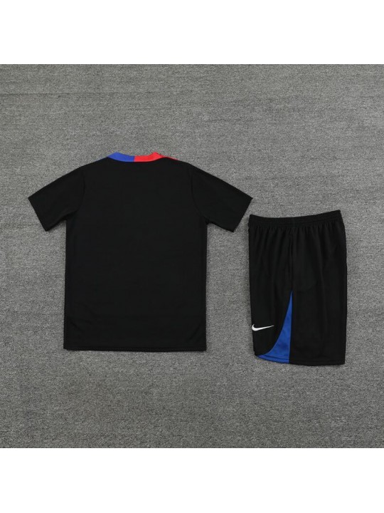Camiseta FC Barcelona Pre-Match 2023-2024 Negro + Pantalones