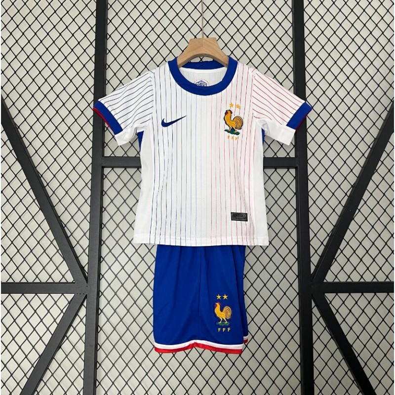 Camiseta Francia Segunda Equipación 2024 Niño