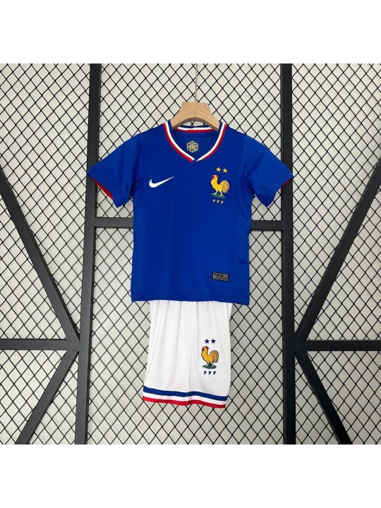 Camiseta Francia Primera Equipación 2024 Niño