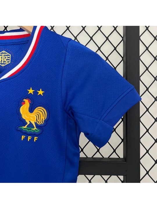 Camiseta Francia Primera Equipación 2024 Niño
