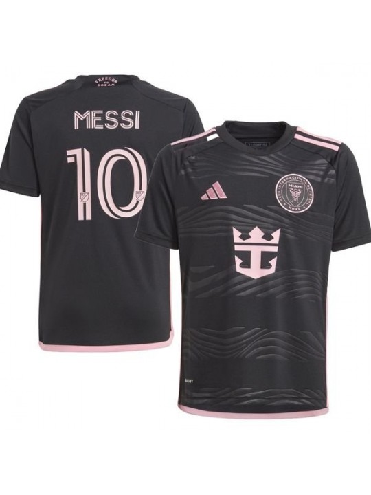 Camiseta Miami FC MESSI #10 Segunda Equipación 24/25 Niño