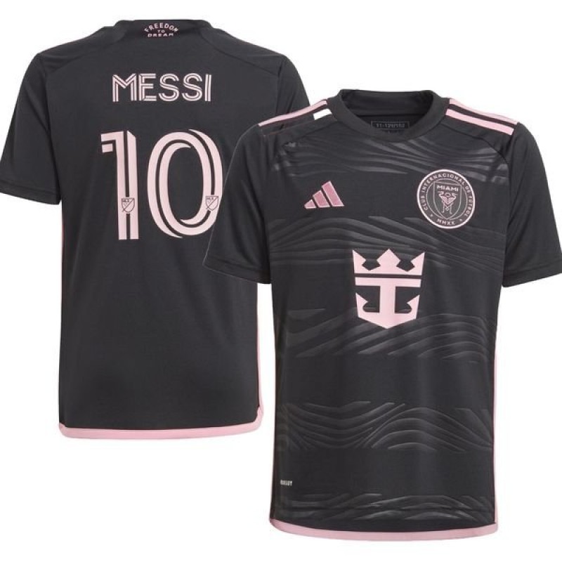 Camiseta Miami FC MESSI #10 Segunda Equipación 24/25 Niño
