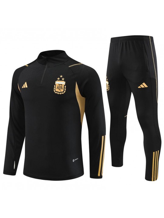 Chandal Entrenamiento Argentina 22/23 Negro + Pantalones