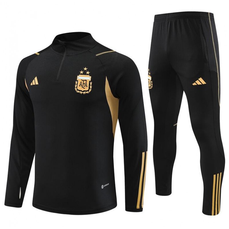 Chandal Entrenamiento Argentina 22/23 Negro + Pantalones