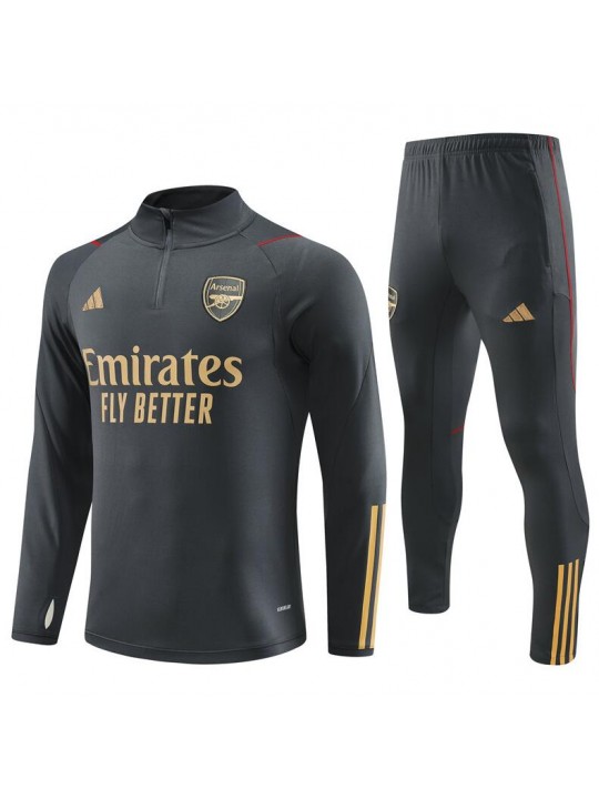 Chandal Entrenamiento Arsenal 2023-2024 Gris + Pantalones