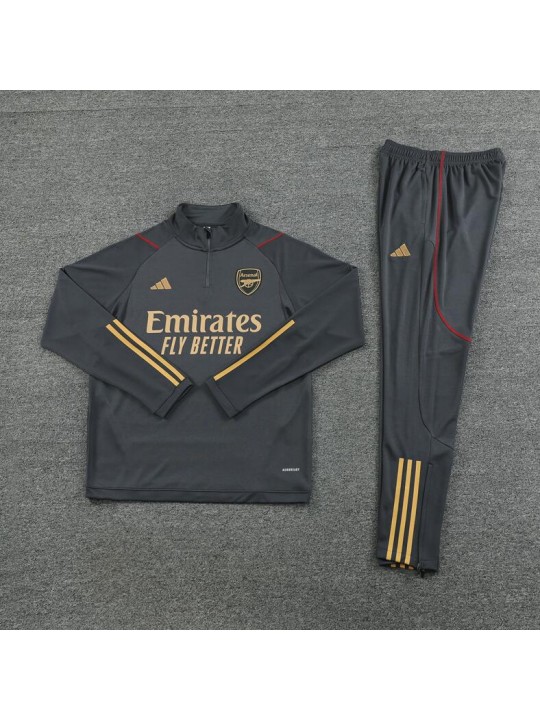 Chandal Entrenamiento Arsenal 2023-2024 Gris + Pantalones