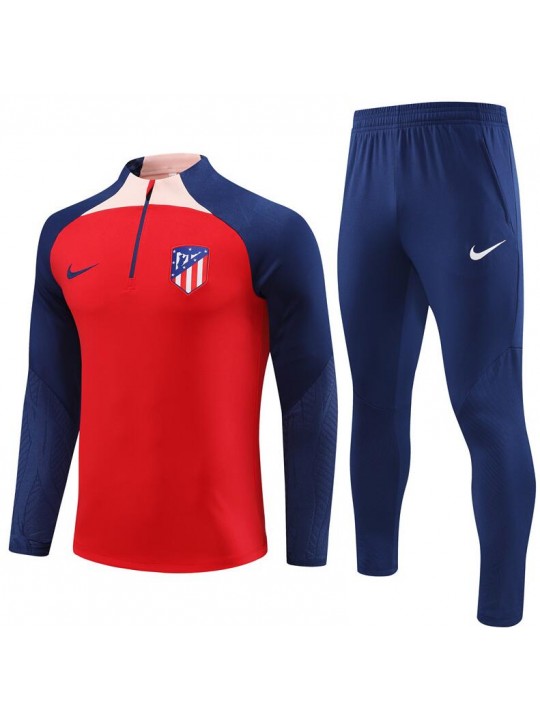 Sudadera Atletico Madrid 2023 - 2024 Rojo + Pantalones