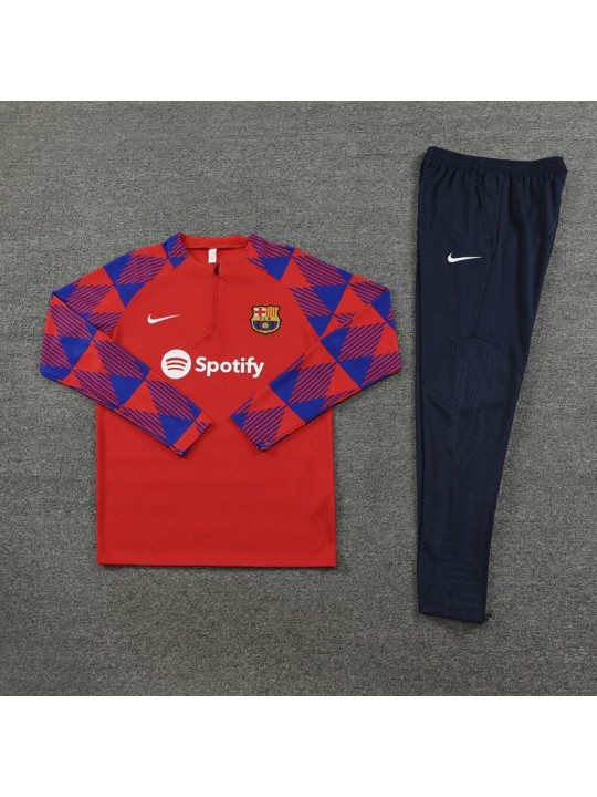 Sudadera Fc barcelona Training 23/24 Rojo + Pantalones