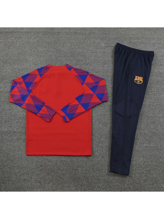 Sudadera Fc barcelona Training 23/24 Rojo + Pantalones