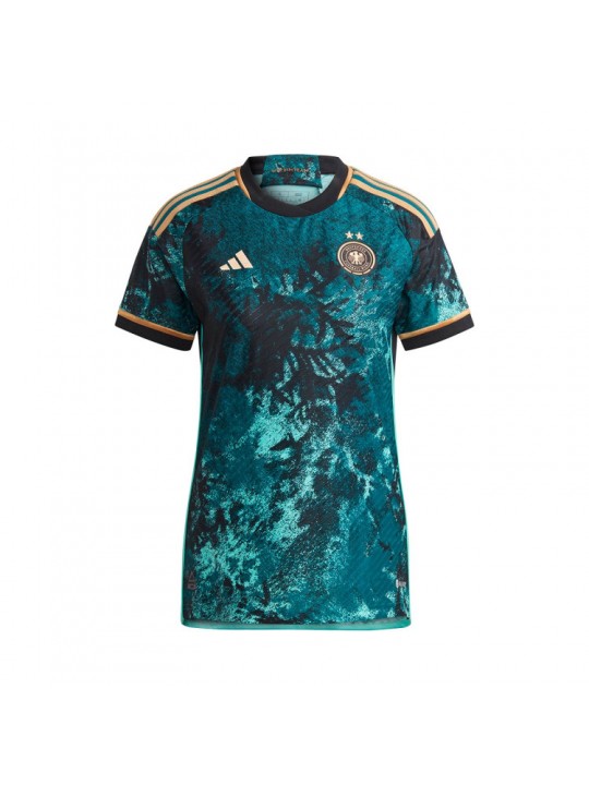 Camiseta Alemania Segunda Equipación Mundial Femenino 2023 Mujer