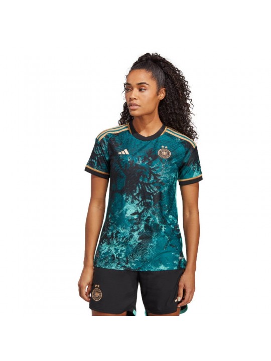 Camiseta Alemania Segunda Equipación Mundial Femenino 2023 Mujer