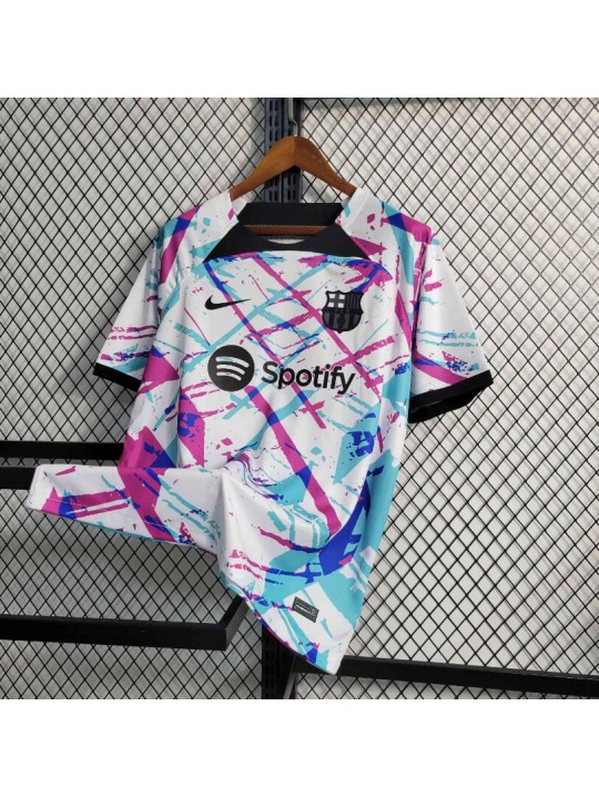 Camiseta FC Barcelona Pre-Match Blanco 23/24