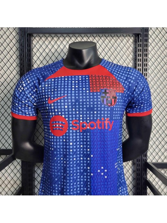 Camiseta FC Barcelona Pre-Match Azul 23/24