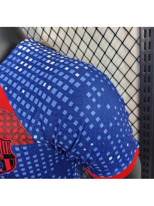 Camiseta FC Barcelona Pre-Match Azul 23/24