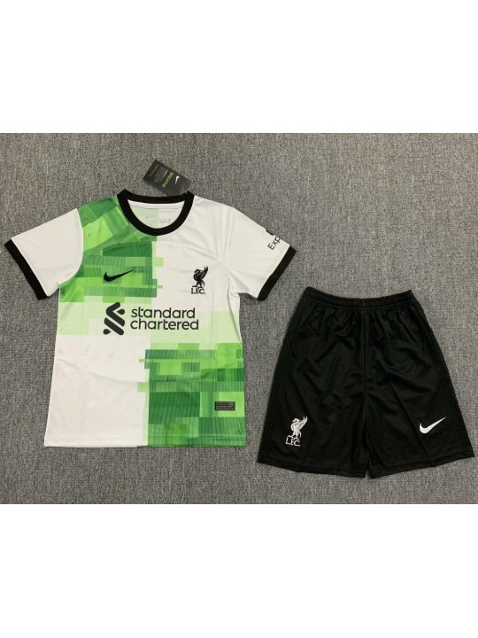Camiseta Liverpool Fc Segunda Equipación 23/24 Niño