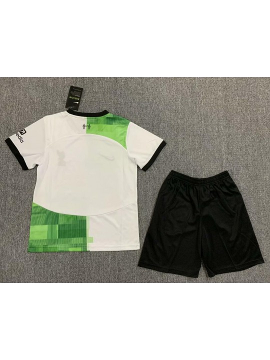Camiseta Liverpool Fc Segunda Equipación 23/24 Niño