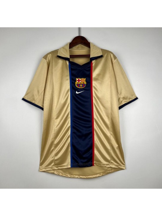 Camiseta Retro Barcelona Segunda Equipación 2002