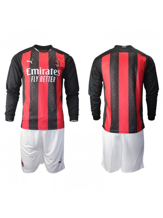 Camiseta AC Milan Primera Equipación 2020/2021 Manga Larga