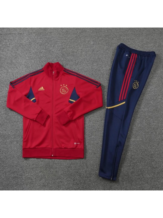 Chandal Entrenamiento Fc Ajax Rojo 2022