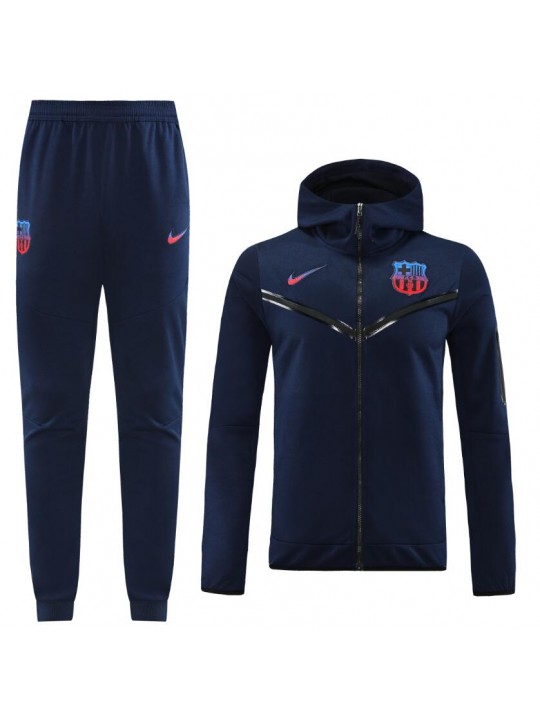 Chandal Entrenamiento Fc Barcelona Azul Marino 2022