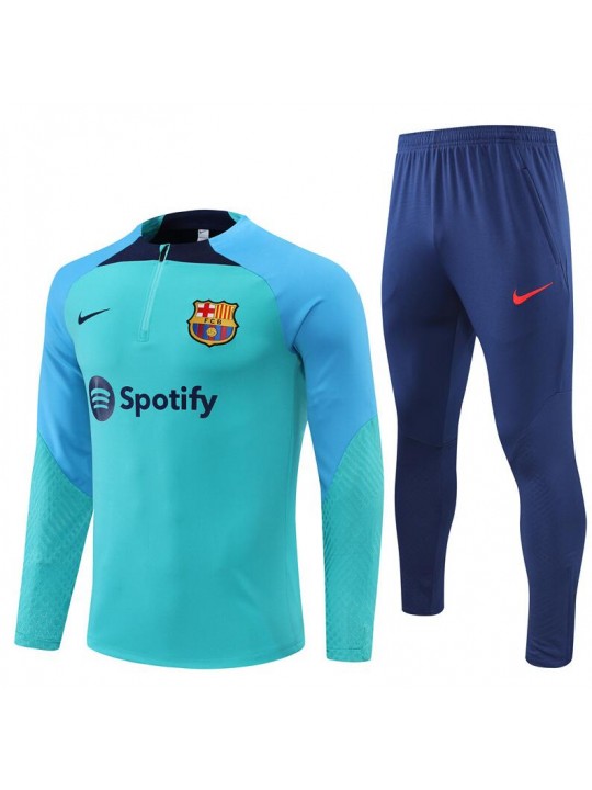 Sudadera Entrenamiento FC Barcelona 22/23 Azul Celeste
