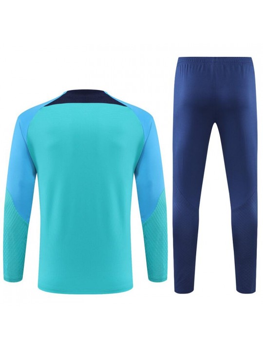 Sudadera Entrenamiento FC Barcelona 22/23 Azul Celeste