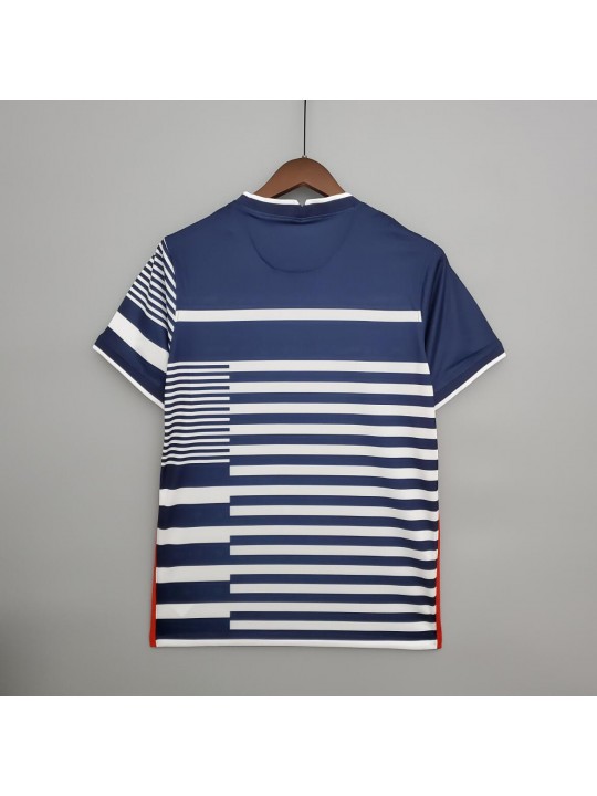 Camiseta de Entrenamiento PSG 2021/2022 Azul/Blanco