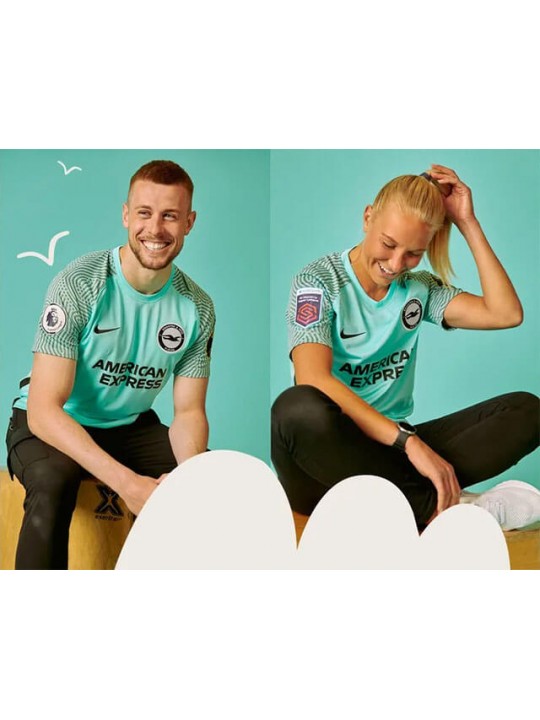 Camiseta Brighton & Hove Albion Segunda Equipación 21/22