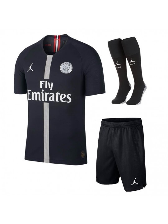 Camisetas PSG X Air Jordan Black Soccer Jersey 2018-2019