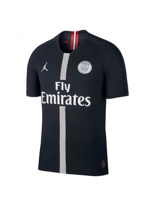 Camisetas PSG X Air Jordan Black Soccer Jersey 2018-2019