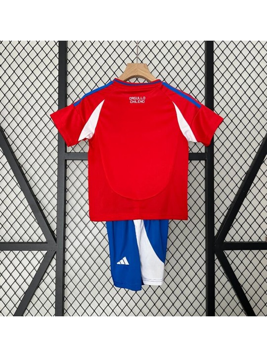 Camiseta Chile 1ª Equipación 2024 Niño