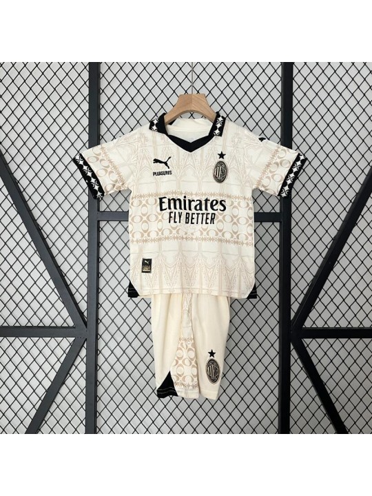 Camiseta Fc AC Milan Beige 23/24 Niño